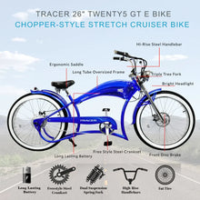 Load image into Gallery viewer, Tracer Twenty5 GT 500W 26" CRUISER E-BIKE