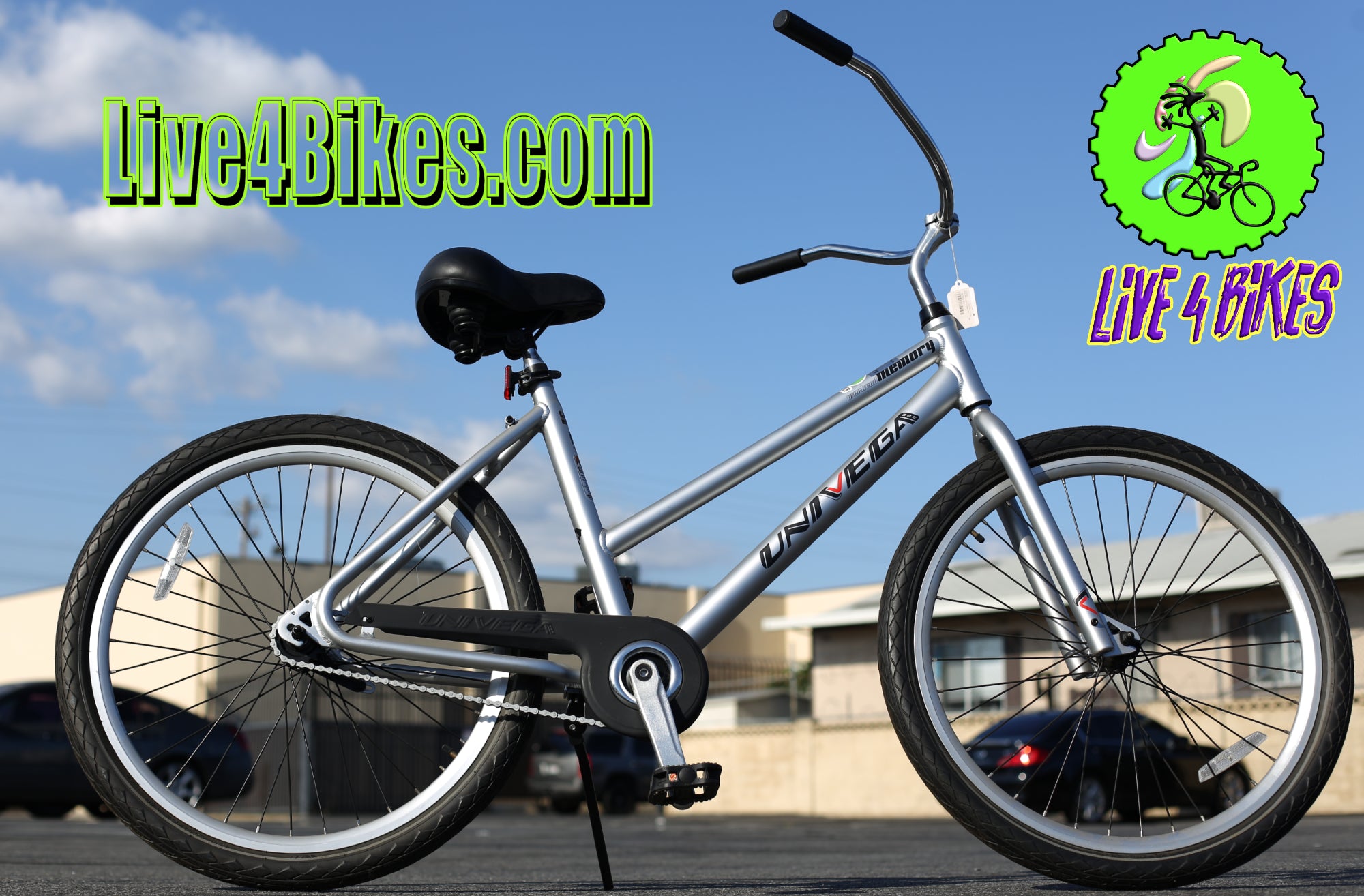 Univega Weekend Memory Beach Cruiser Single 1 speed aluminum Step Through - Live 4 Bikes