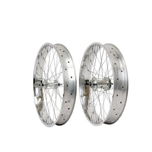 Load image into Gallery viewer, Micagi WH-TR9529140 29"X4"X13GX140H ALUMINUM POLISH FAT RIMS WHEEL SET.