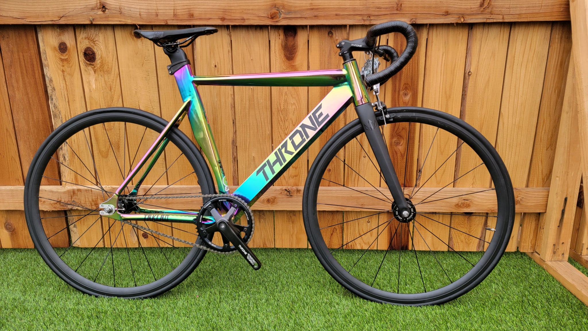 Throne Track Lord TRKLRD Fixie Neo Chrome Aluminum Track bike