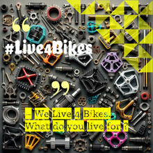 Load image into Gallery viewer, Blue 9/16 pedals bear claws Trap Pedals For BMX bikes  - Live 4 bikes
