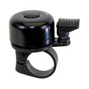 Classic Vintage Black Ding Thumb Lever Bell -Live4Bikes