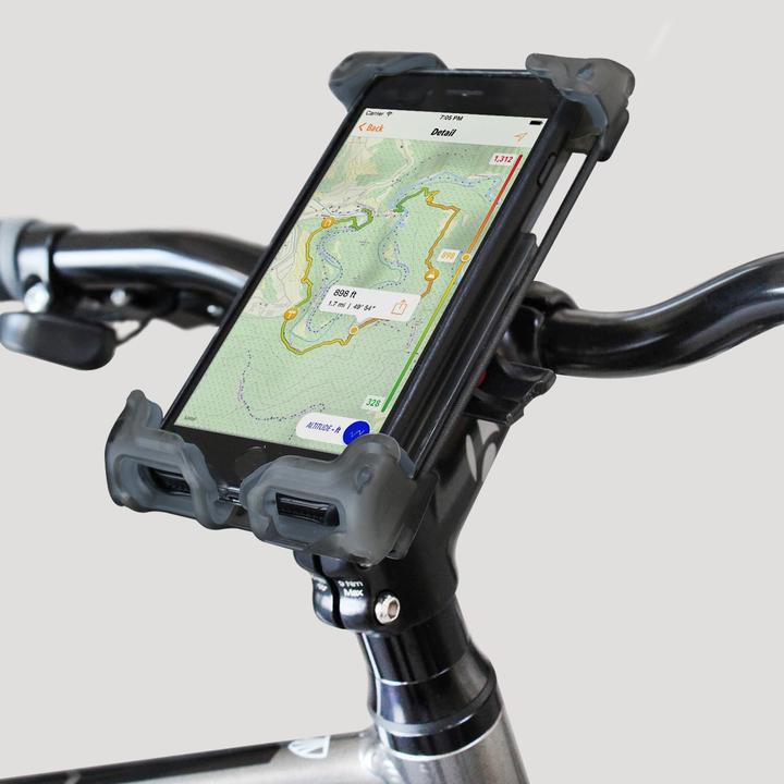 Bicycle Phone Holder Mount Delta Hefty Deluxe Phone Handlebar
