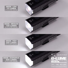 Load image into Gallery viewer, Serfas E-Lume 600 / 60 USB Rechargeable Combo Light Set -Live4Bikes