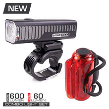 Load image into Gallery viewer, Serfas E-Lume 600 / 60 USB Rechargeable Combo Light Set -Live4Bikes