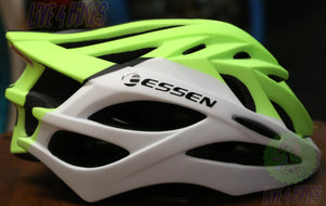 Adult Bicycle Helmet Essen Road Bike Helmet Green White  - Live4bikes