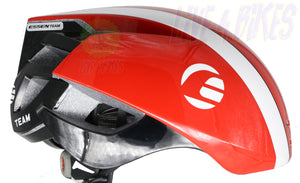 Adult bicycle Helmet Essen Aero Road Bike Helmet Red White Men or Women -Live4Bikes