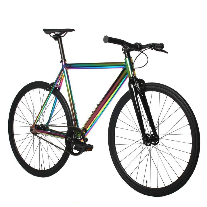 Golden Cycles Uptown Track Bike Fixed Gear Single Speed Bicycle Neo Chrome -Live4Bikes