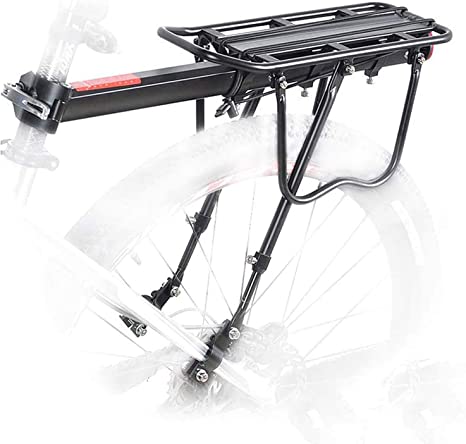 Heavy Duty Bicycle Rear Rack Cargo Carrier with Quick Release - Live 4 Bikes