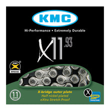 Load image into Gallery viewer, KMC X11.93 CHAIN 11 SPEED CHAIN - Live4Bikes