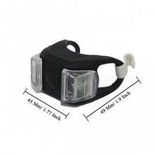 Load image into Gallery viewer, Silicone Cycling Bicycle Safety Headlight and Taillight Light Set - Live4Bikes