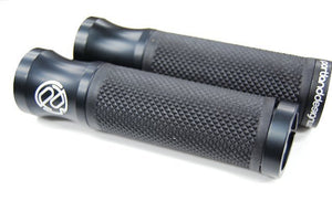 PDW Speed Metal Grips Bicycle Handlebar Grips Black -Live4Bikes