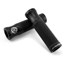Load image into Gallery viewer, PDW Speed Metal Grips Bicycle Handlebar Grips Black -Live4Bikes