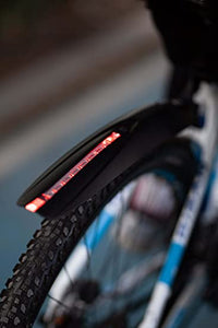 Ryders Recreation MTB Bike Fenders Set Mudguard Adjustable Splash Guard with LED strip - Live4Bikes