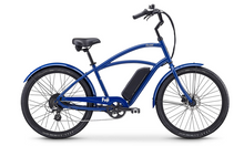 Load image into Gallery viewer, Fuji Sanibel Electric Beach Cruiser Bike 250w Navy Blue - Live4bikes