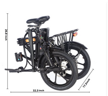 Load image into Gallery viewer, SOHOO 16” 350W Folding Electric Sport - Commuter Bicycle -Live4Bikes