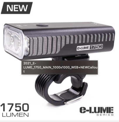 Serfas USM-1750 E-Lume 1750 Headlight -Live4Bikes