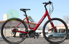 Load image into Gallery viewer, Trek Versa 2 Hybrid City Bike Step Through Hydraulic brakes 17 in -Live 4 bikes