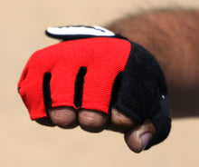 Load image into Gallery viewer, Vigor Storm Gloves Black / Red Short Fingered Cycling protective gloves - Live4bikes