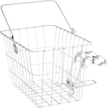 Load image into Gallery viewer, Wald Quick Release Front Handlebar Mount White Bicycle Basket 14.5 x 9.5 x 9&quot; -Live4Bikes