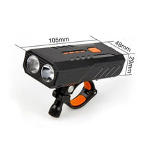 Load image into Gallery viewer, USB Led Headlight Multi Use Bicycle Lamp Reversible phone charger -Live4Bikes