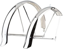 Load image into Gallery viewer, Chrome Beach Cruiser 20in, 20x 2.125 Steel Bicycle Fenders Mudguard - Live 4 Bikes