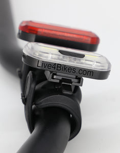 Bicycle Light Safety  Lights Handlebar Front + Rear - Live4bikes