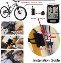 Load image into Gallery viewer, Echowell U13W Wireless Cycle Computer Speedometer 13 Function  -Live4Bikes