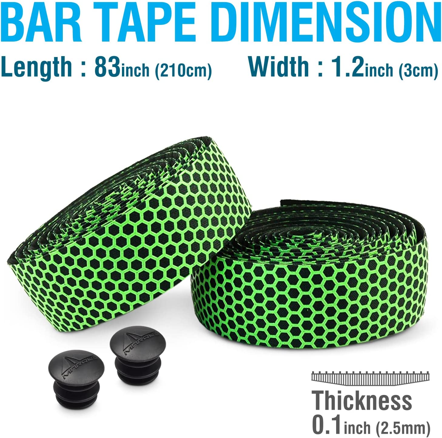 bike pedal grip tape BTP Honeycomb Handle Road bike Grip Tape 3mm