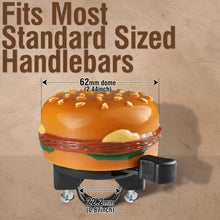 Load image into Gallery viewer, Hamburger bicycle Bell Safety Stylish Bell - Live 4 Bikes