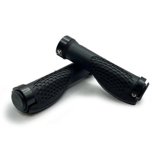 Ergonomic Style Locking Bicycle Grip Soft Comfortable MTB Flat Bar Urban Trail Grips