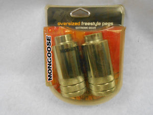 Mongoose Oversized Freestyle Threaded Pegs  -Live4Bikes