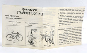 Sanyo Dynamo Dynapower Light Vintage BB mount 6V-3W NH140SYE - Live 4 Bikes