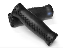 Load image into Gallery viewer, EndZone Velo Stitched Leather Vinyl Grips -Live4Bikes